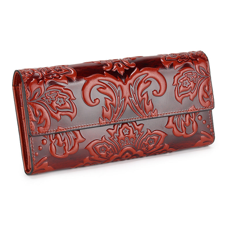 European And American Three Color Mobile Phone Bag Leather Wallet Pocket