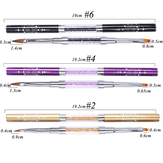 Nail Tools Alex Color Stick Drawing Flower Pen Dual Pen Diamond Inlaid Nail Pattern