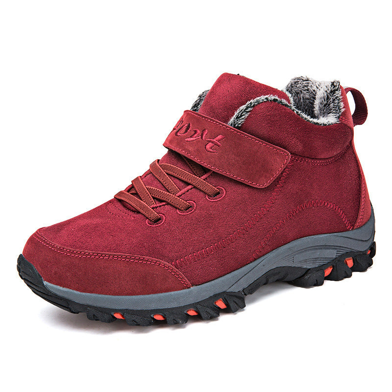 Men'S And Women'S Flat-Bottomed Plus Velvet Warm And Non-Slip