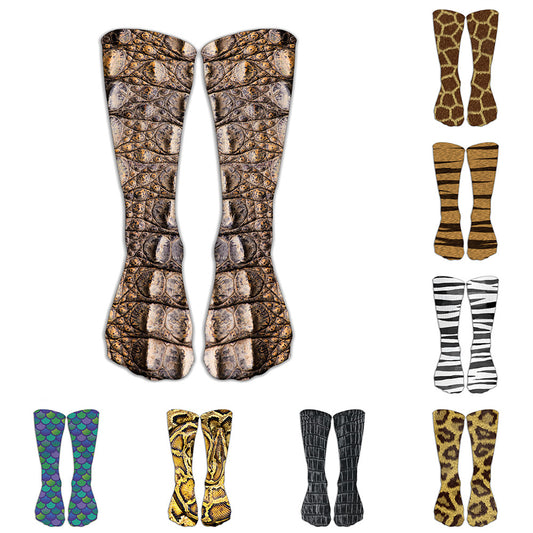 3d Printing Animal Socks Novelty Digital Simulation Socks