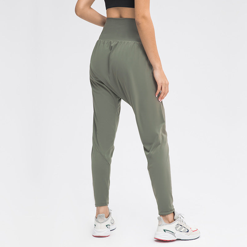 Harem Pants Women Pocket Loose Casual Sports Fitness Yoga Pants Abdomen