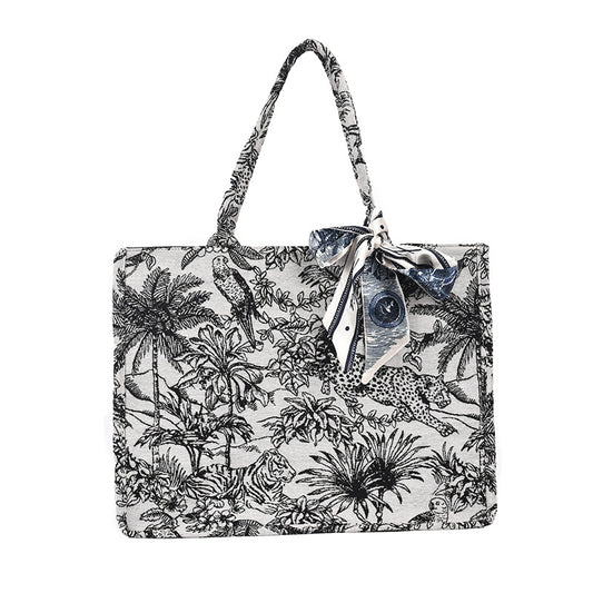Printed Messenger Bag Canvas Bag