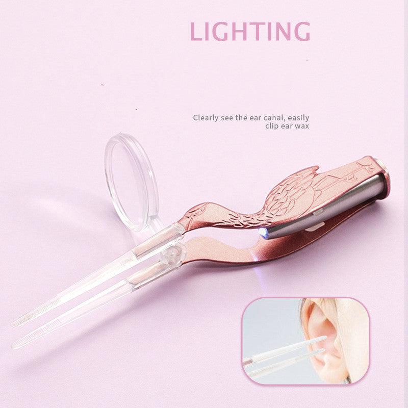 Stainless Steel Luminous Ear Picking Clip