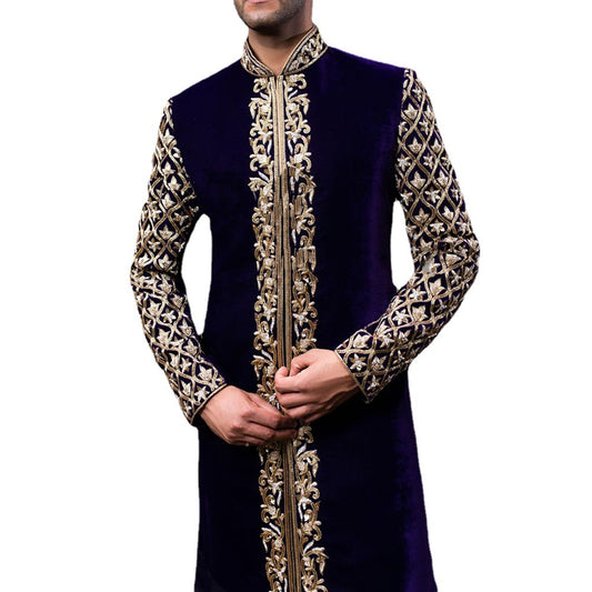 Mid-length Casual Youth Stand-up Collar Jacket