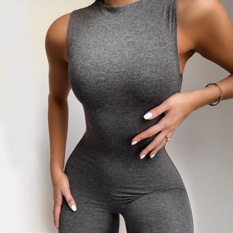 Foreign Trade Independent Station Dunhuang AliExpress Spot Black Casual Jumpsuit