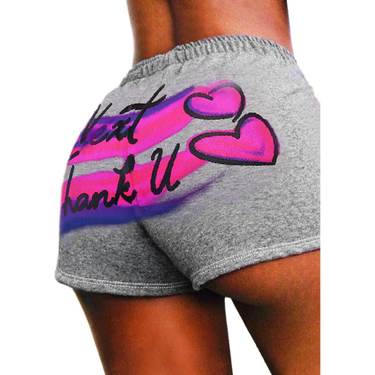 Original Scheming Design Sense Printed Slim Casual Pants Women's Sportswear