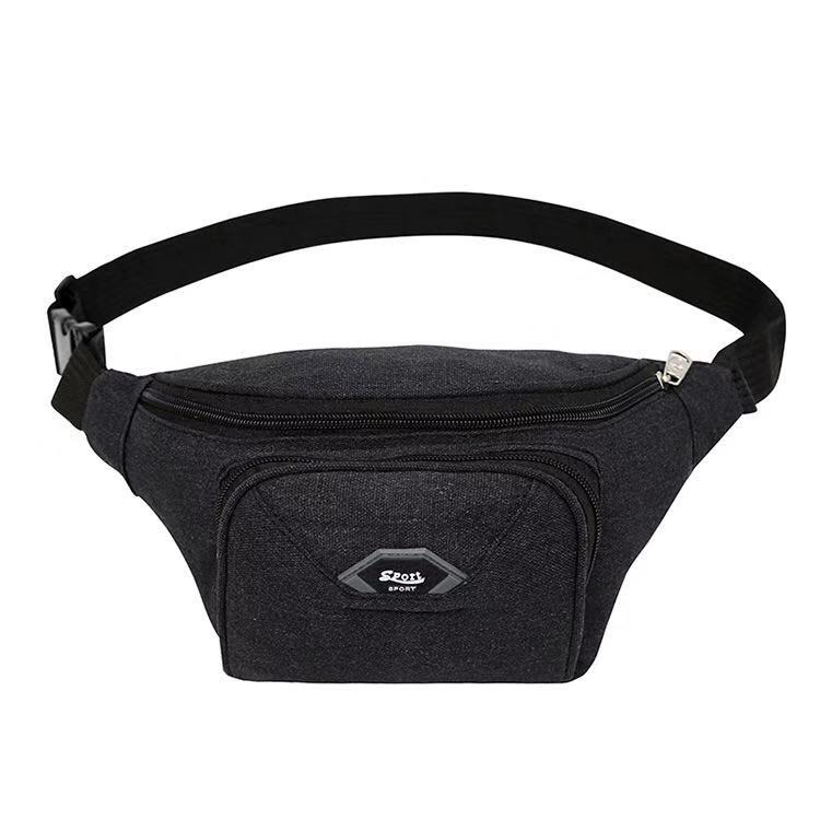 New Canvas Belt Bag Customized Outdoor Sports Large Capacity