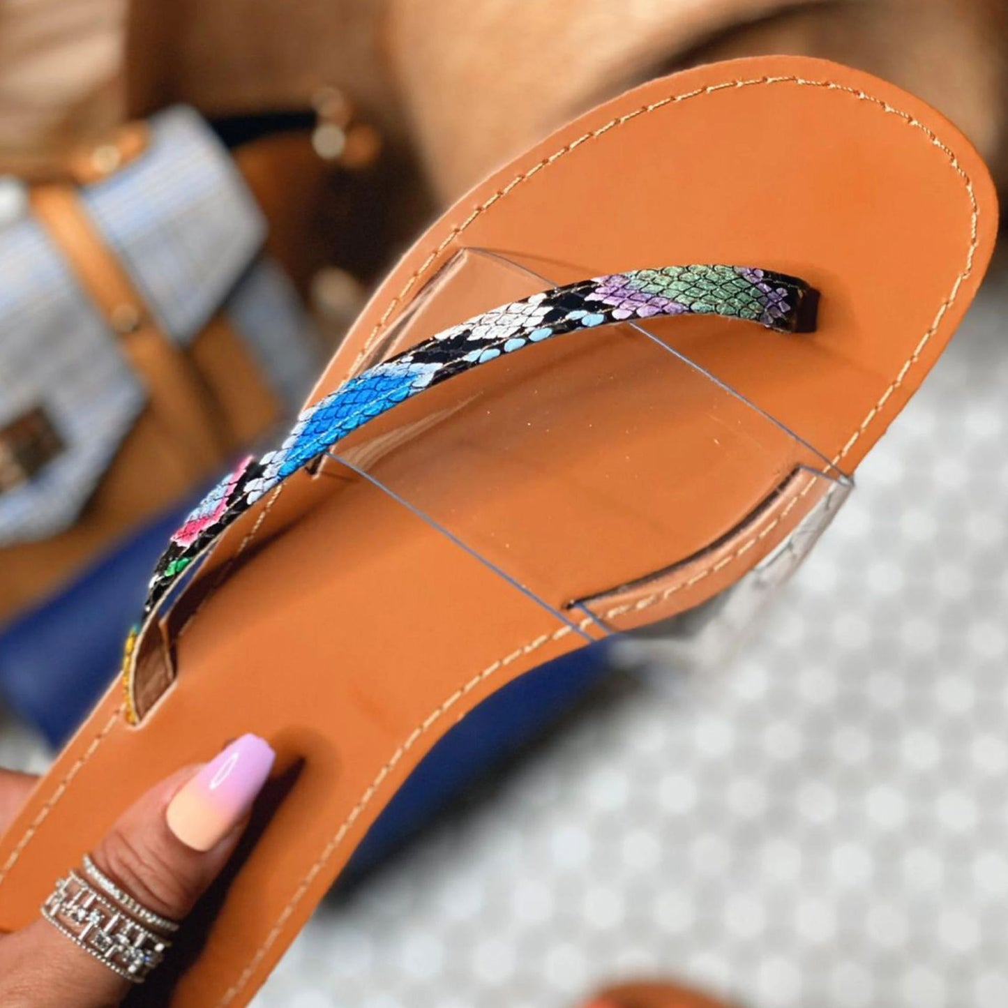 Fashion Simple Ladies Flat Sandals