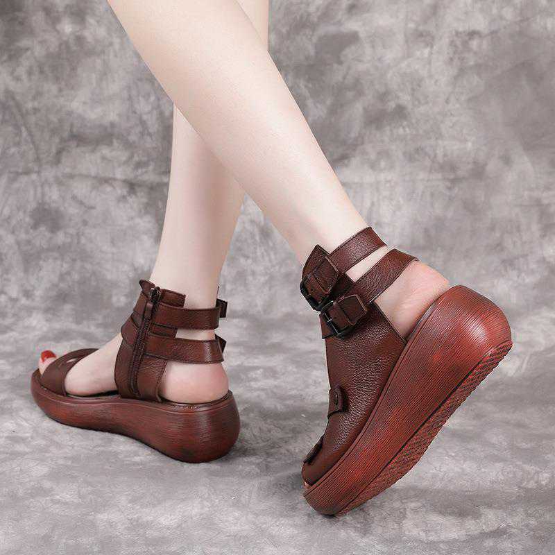 Roman Shoes Soft Sole Casual Platform Shoes