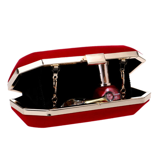 Velvet Evening Bag Ladies Banquet Clutch Dress Evening Bag