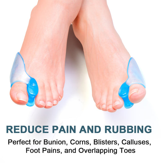Transparent Blue Toe Separator Pad Hallux Correction Valgus Separator