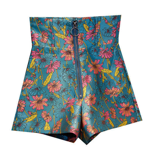 Wide Leg Shorts, Casual Women's A-line Pants, Outer Wear