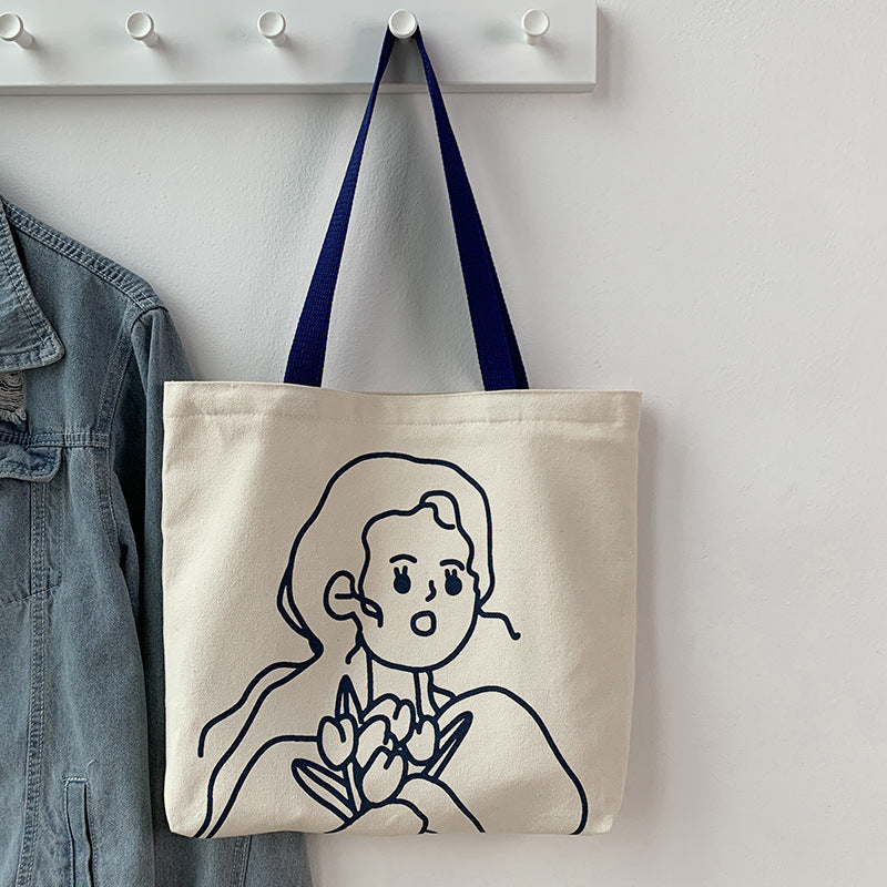 Korean Version Large Capacity Lazy Hand Bag Shopping Bag