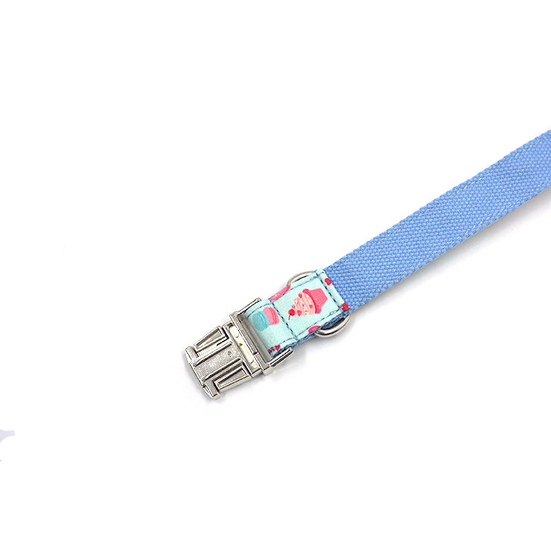 Macaron Pet Dog Collar Ice Cream Foreign Trade Amazon Pet Dog Chain