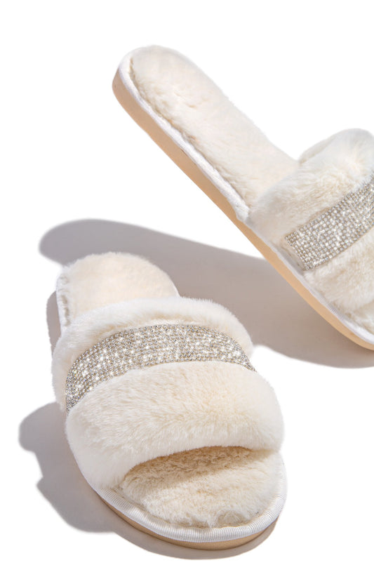 Flat-Heel Flat Round-Toe Slippers