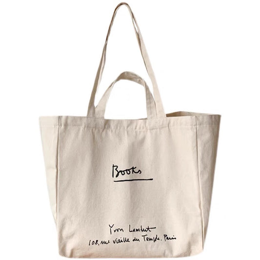 Single-Shoulder Dual-Use Large Capacity Canvas Bag