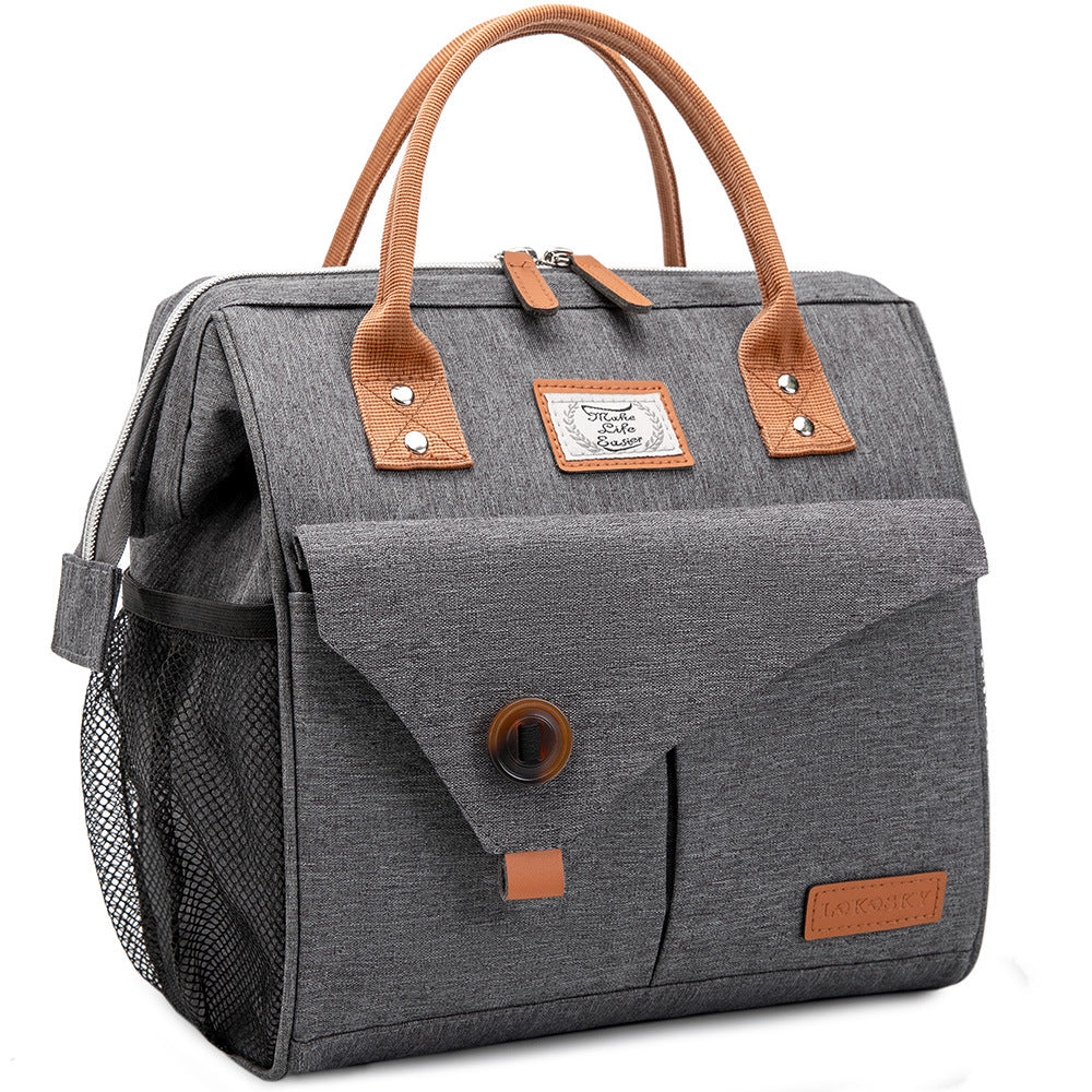 Portable Picnic Aluminum Foil Lunch Bag Insulation Bag With Rice Picnic Bag