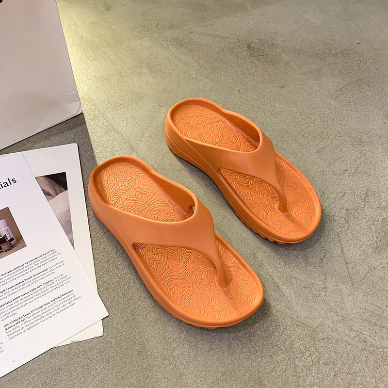Dame-klipklapper, flade thong-sandaler, hjemmesko