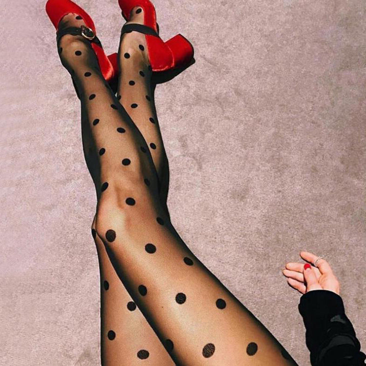 Autumn New Wave Point Thin Leggings