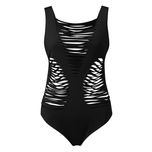 The New Hot Style Fashion Hollow Burnt-out Vest Sexy Bikini Bottoming One-piece