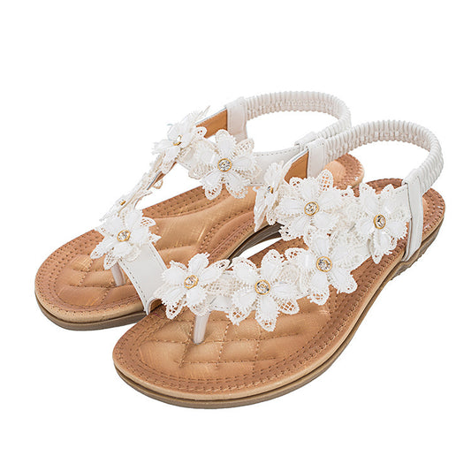 Flat Women's Shoes With Round Toe And Feet