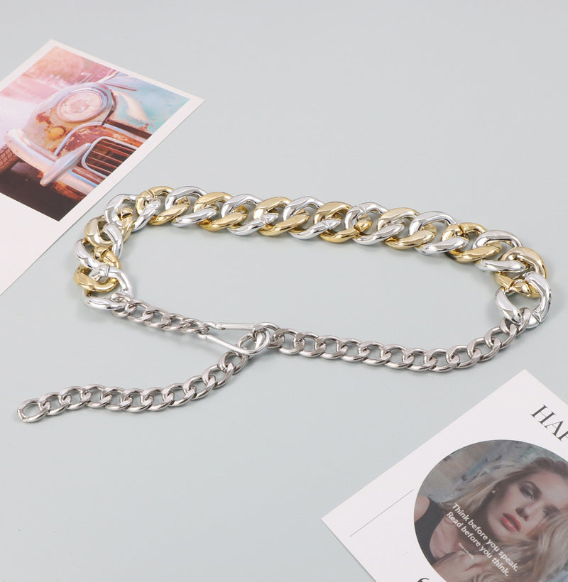 Ladies Hook Waist Chain With Dress Belt