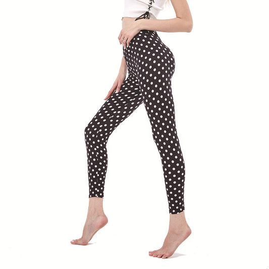 Frayed Cropped Trousers Slim Stretch Leggings