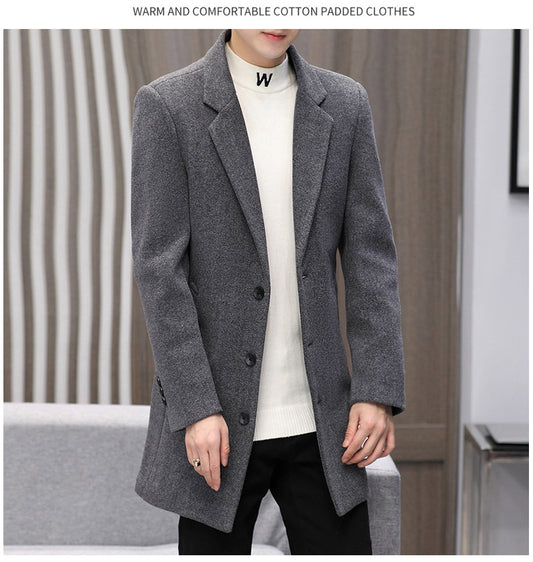 Men's Casual Autumn Winter Cotton Coat