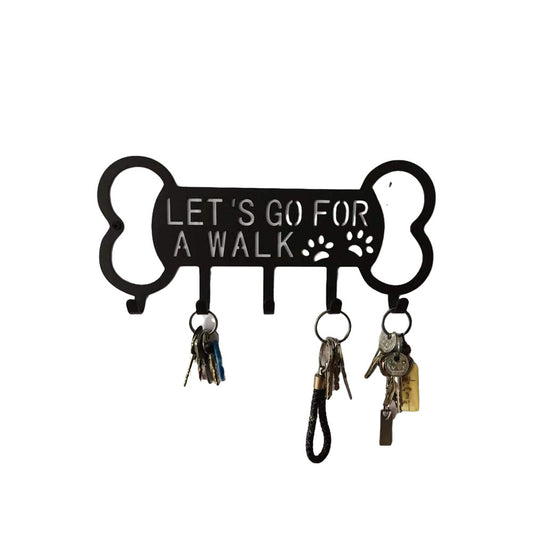 Perforated Pet Dog Rope Iron Art Coat Hook Custom Perforated Animal Clothing Metal Coat Hook