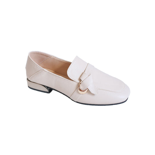 All-match Soft Leather Low-heel Mid-heel Four Season Single Shoes