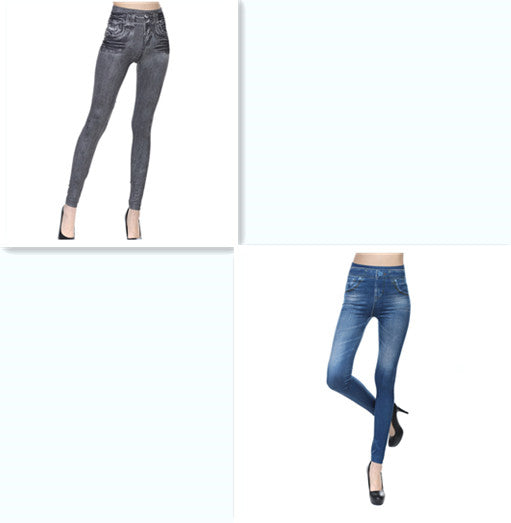 Dame tynd denim-korset med rigtige lommer