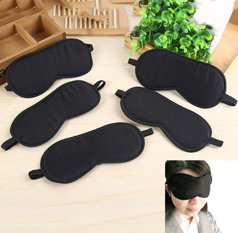 Men's And Women's Sleep Goggles, Shading, Breathable, Eye Protection, Pure Black Goggles