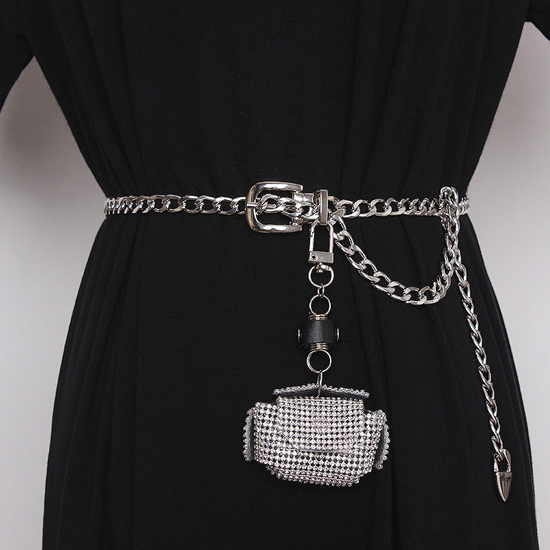 Metal Waist Chain Fashion All-match Chain Belt Decoration