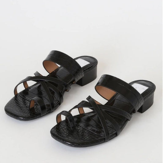 Flat-Bottomed Out-Toe Sandals And Slippers Plus Size