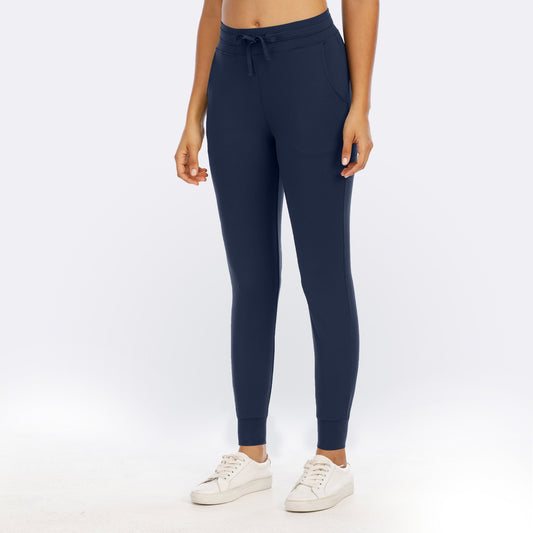 Women's Pocket High Waist Nylon Trousers