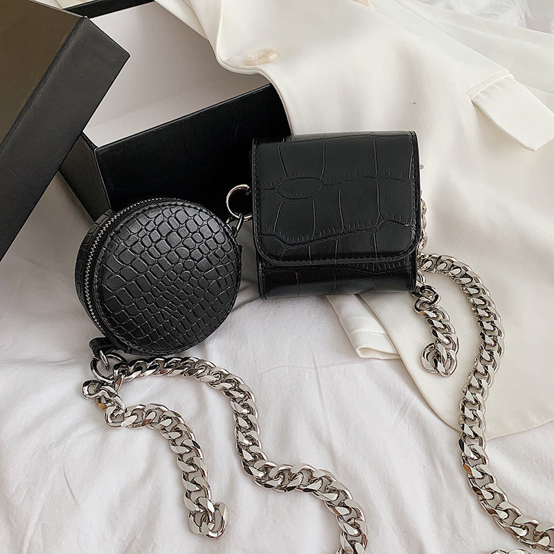 Round Chain Picture-mother Bag Single Shoulder Diagonal Bag