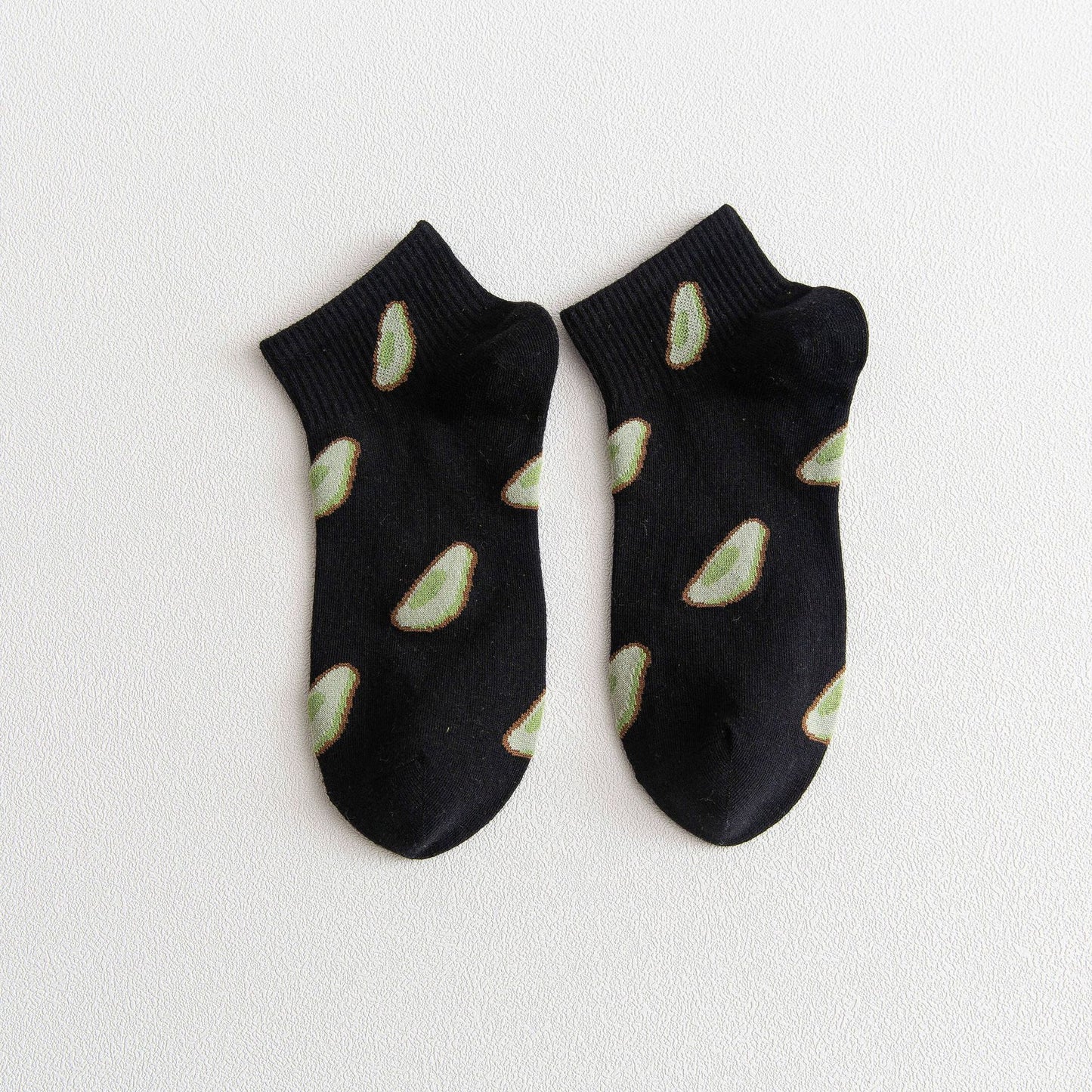Avocado Japanese Fruit Breathable Cotton Socks