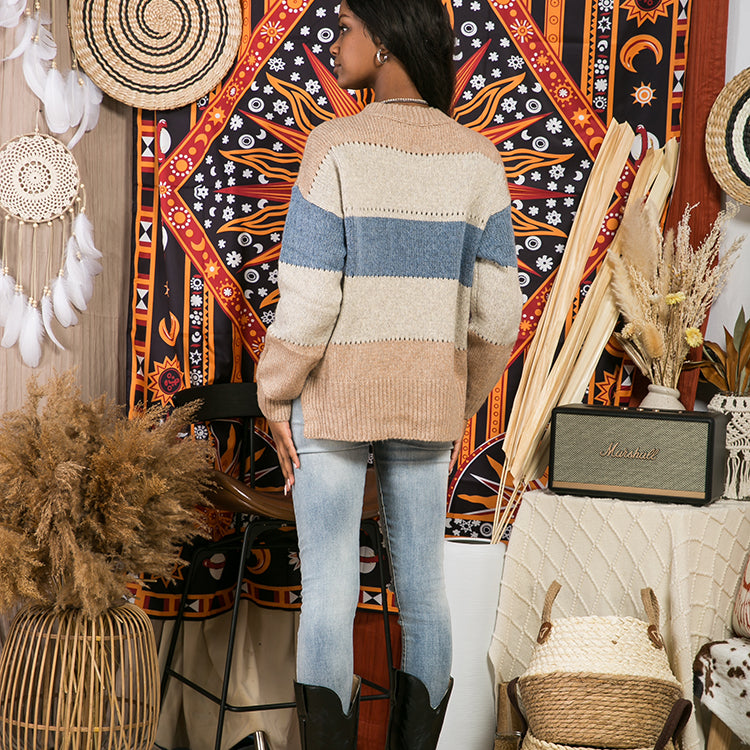 Long-sleeved Plaid Top Loose Casual Shirt Plush