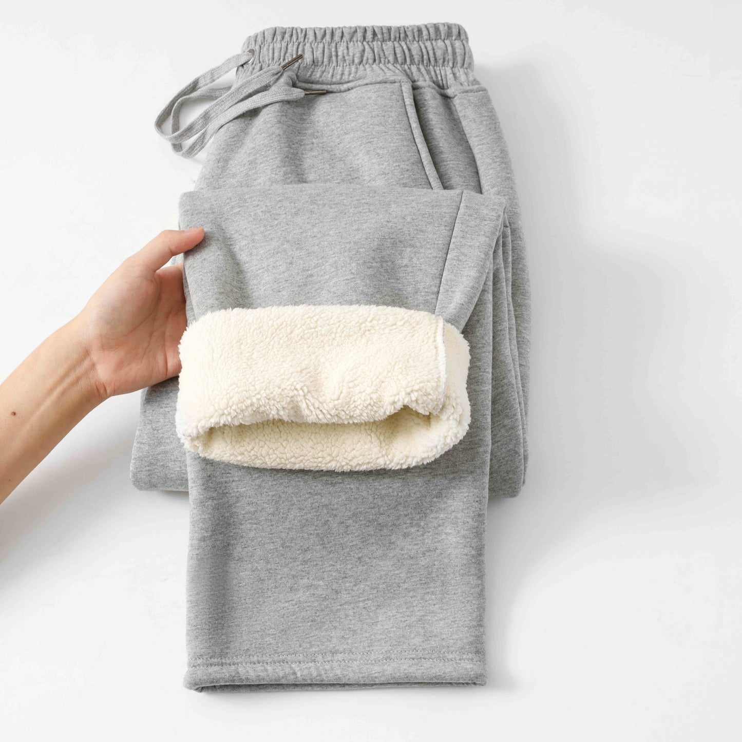 Cashmere Velvet Sweatpants Straight Casual Sports Pants