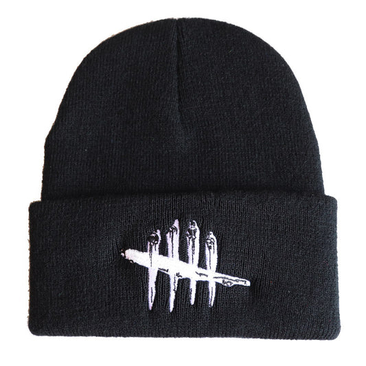 Hip Hop Ski Embroidered Knitted Hat