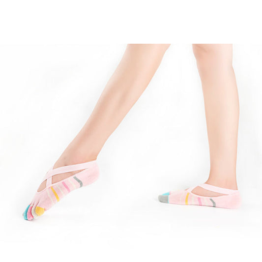 Cotton silicone non-slip boat socks