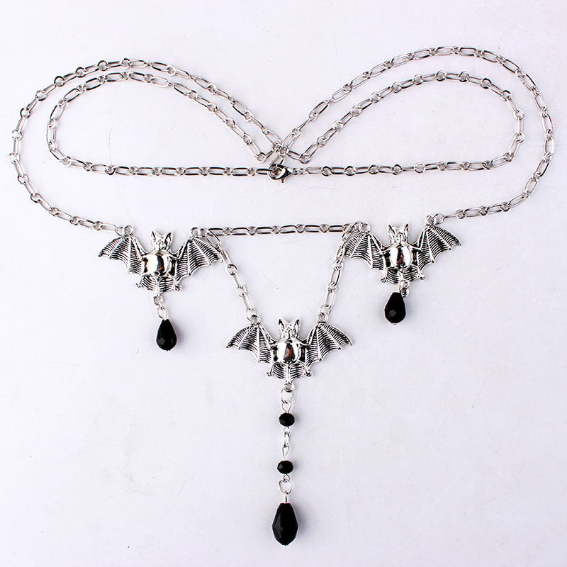 Crystal faceted waist chain