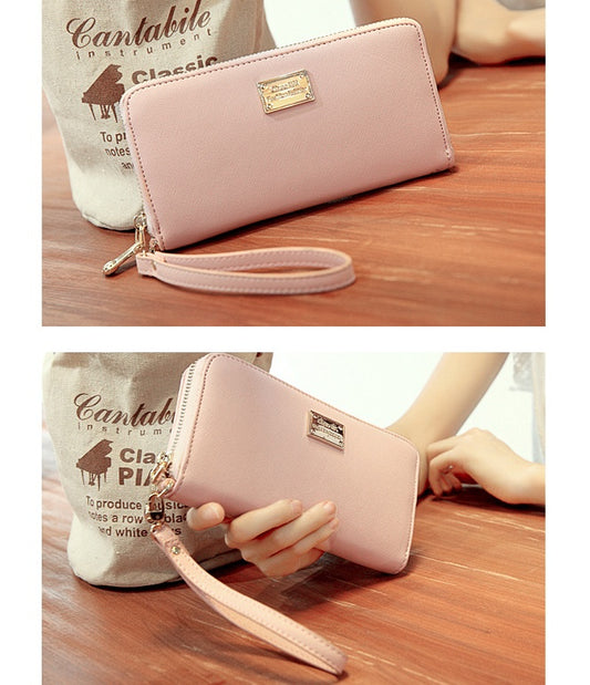 Women's wallet clutch bag mobile phone package foreign trade explosions cross pattern purse