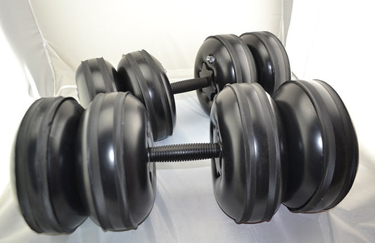Adjustable 20-25 KG Water-filled Dumbbell for Men Home Fitness Arm Muscle Training Equipment Portable Convenient Water Injection Dumbb