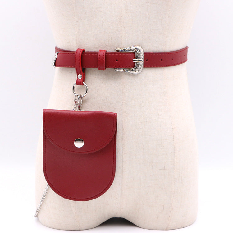 Vintage carved lady leash