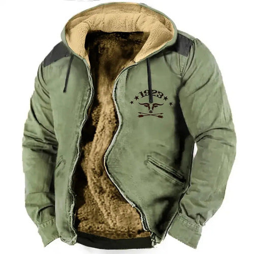 Multi-color Pattern 3D Printing Digital Printing Lining Cotton-padded Jacket