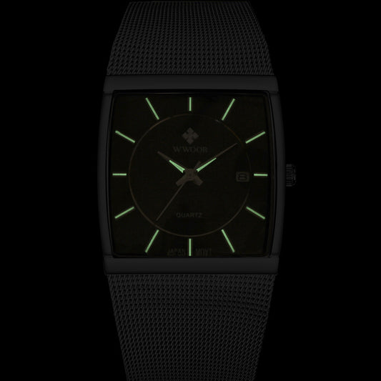 Men's mesh strap watch