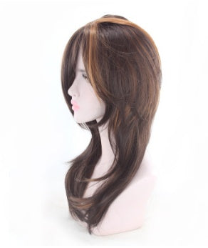 Europe and America trend spot medium long curl wig