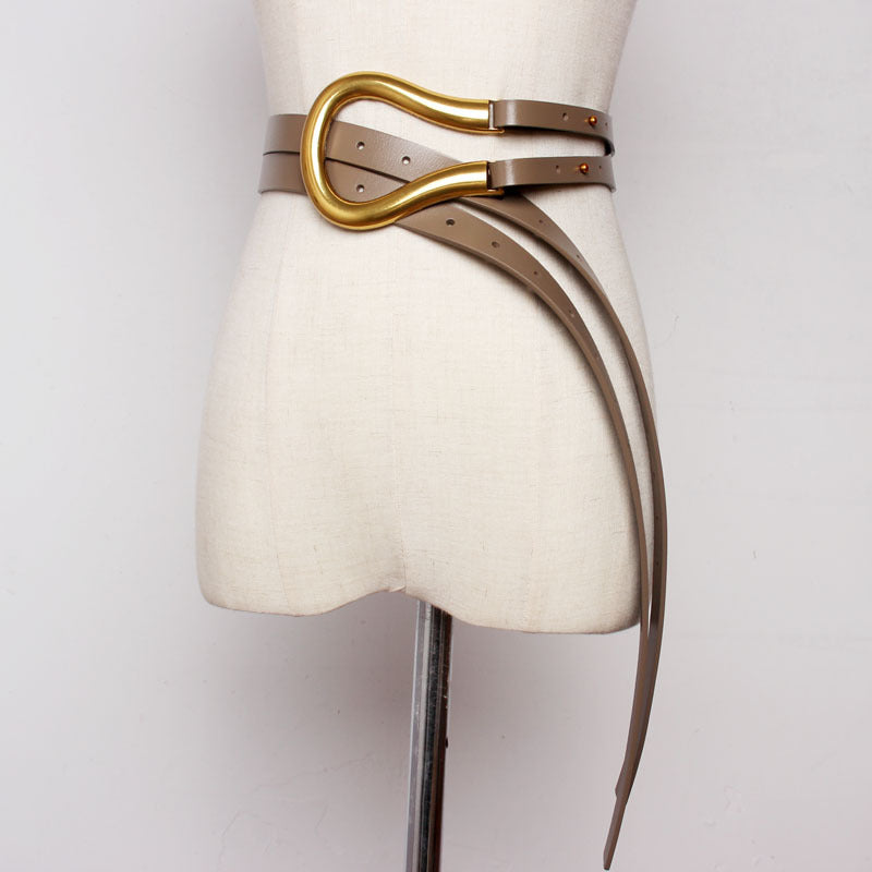Women's Diagonal Belt Is Fashionable In Europe And America