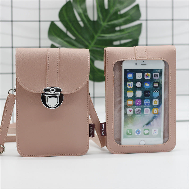 Diagonal phone bag